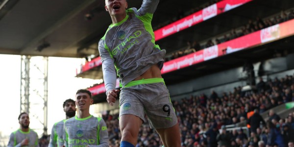 高清：英超曼城3-0 哈兰德梅开二度