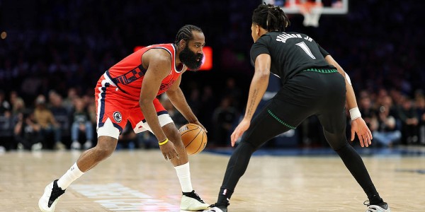 哈登34+5+6伦纳德20分 快船仍不敌森林狼