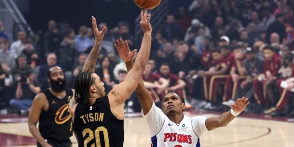 NBA官方：骑士球员杰伦-泰森战活塞时假摔 被罚2000美元