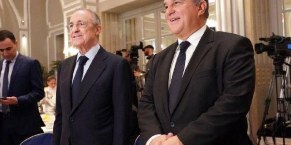 皇马主席弗洛伦蒂诺在俱乐部大会上公开炮轰巴萨和西甲主席