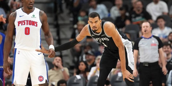 文班亚马38+16坎宁安26分 马刺胜活塞