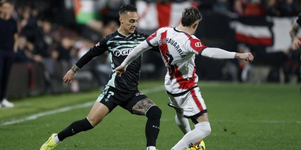 0-0，西甲第6遭西甲第12逼平，安东尼哑火，贝蒂斯连续2轮不胜