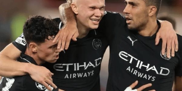 欧冠爆冷！哈兰德梅开二度难救主，曼城2-2惨遭摩纳哥逼平