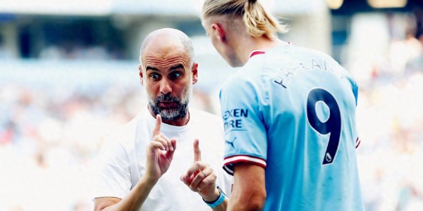 12场22球！瓜迪奥拉钦定一人做保镖，哈兰德扛着曼城前进！