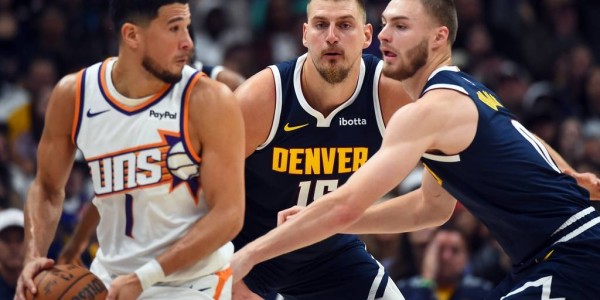 约基奇14+14+15布克空砍31分 掘金射日首胜