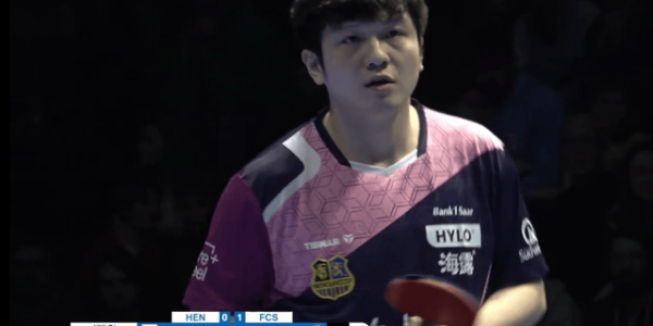 一场3-2险胜！樊振东今晨出战欧冠比赛，苦战5局，打败西蒙高茨