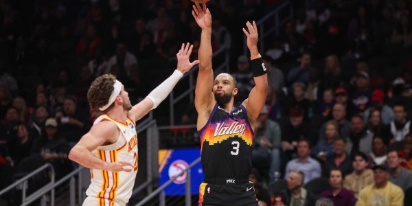 布克31分约翰逊23+18+9 老鹰三人砍20+击败太阳