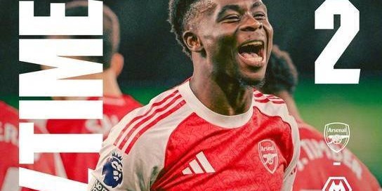 英超-刺激！狼队90分扳平94分再送乌龙 阿森纳2-1继续领跑